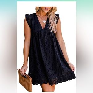 Black romper with shorts